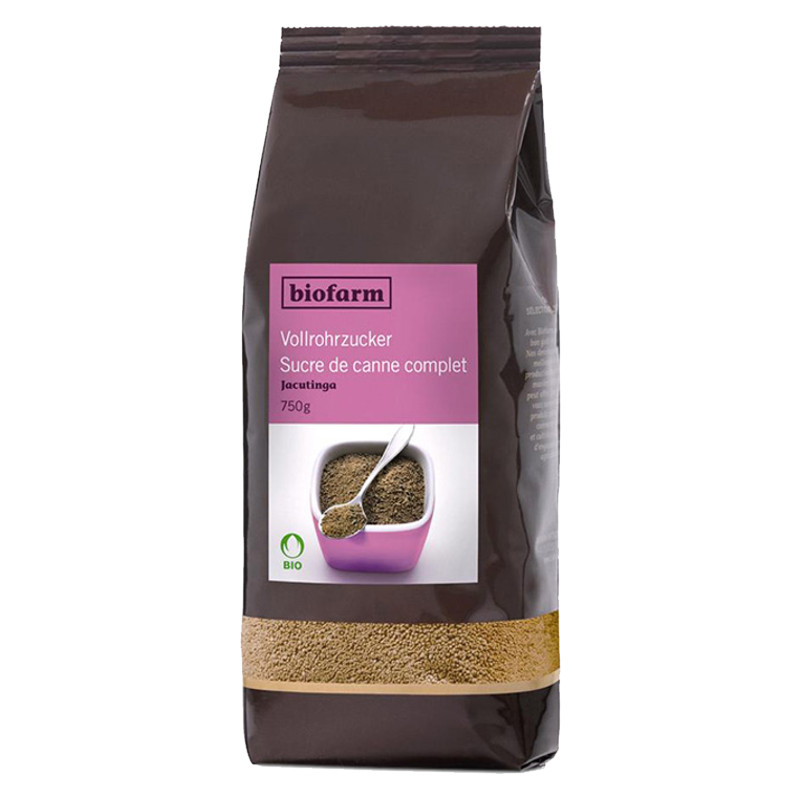 Biofarm JACUTINGA Vollrohrzucker Knospe 750 g Biofarm JACUTINGA Vollrohrzucker Knospe 750 g