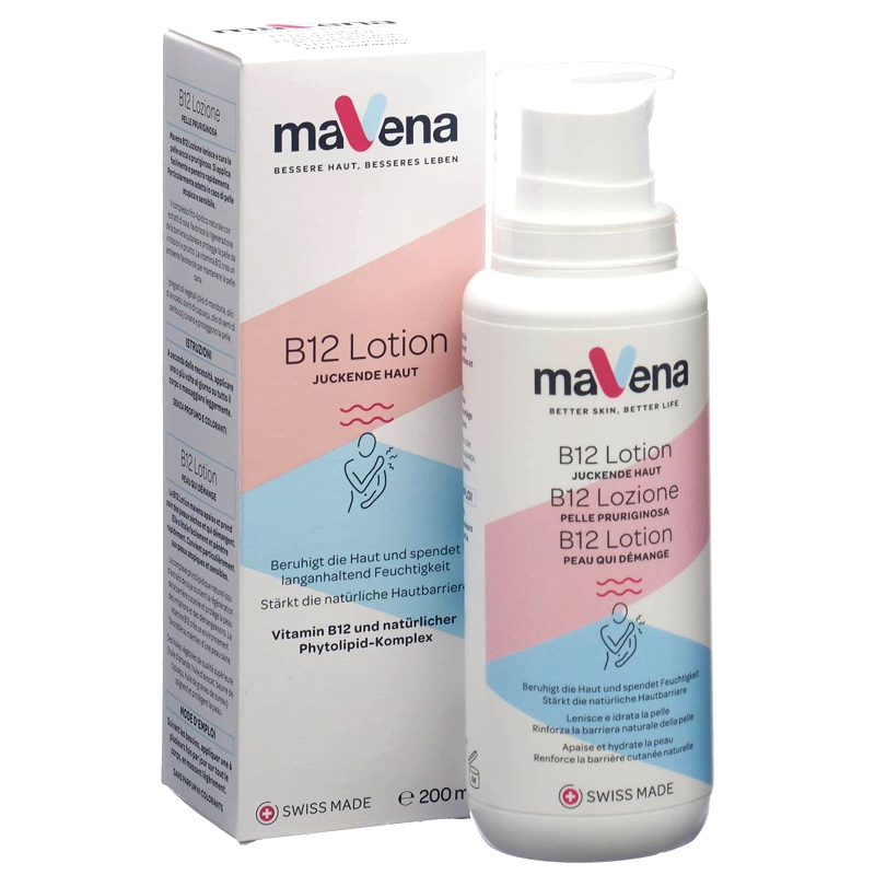 MAVENA B12 Lotion Disp 200 ml MAVENA B12 Lotion Disp 200 ml