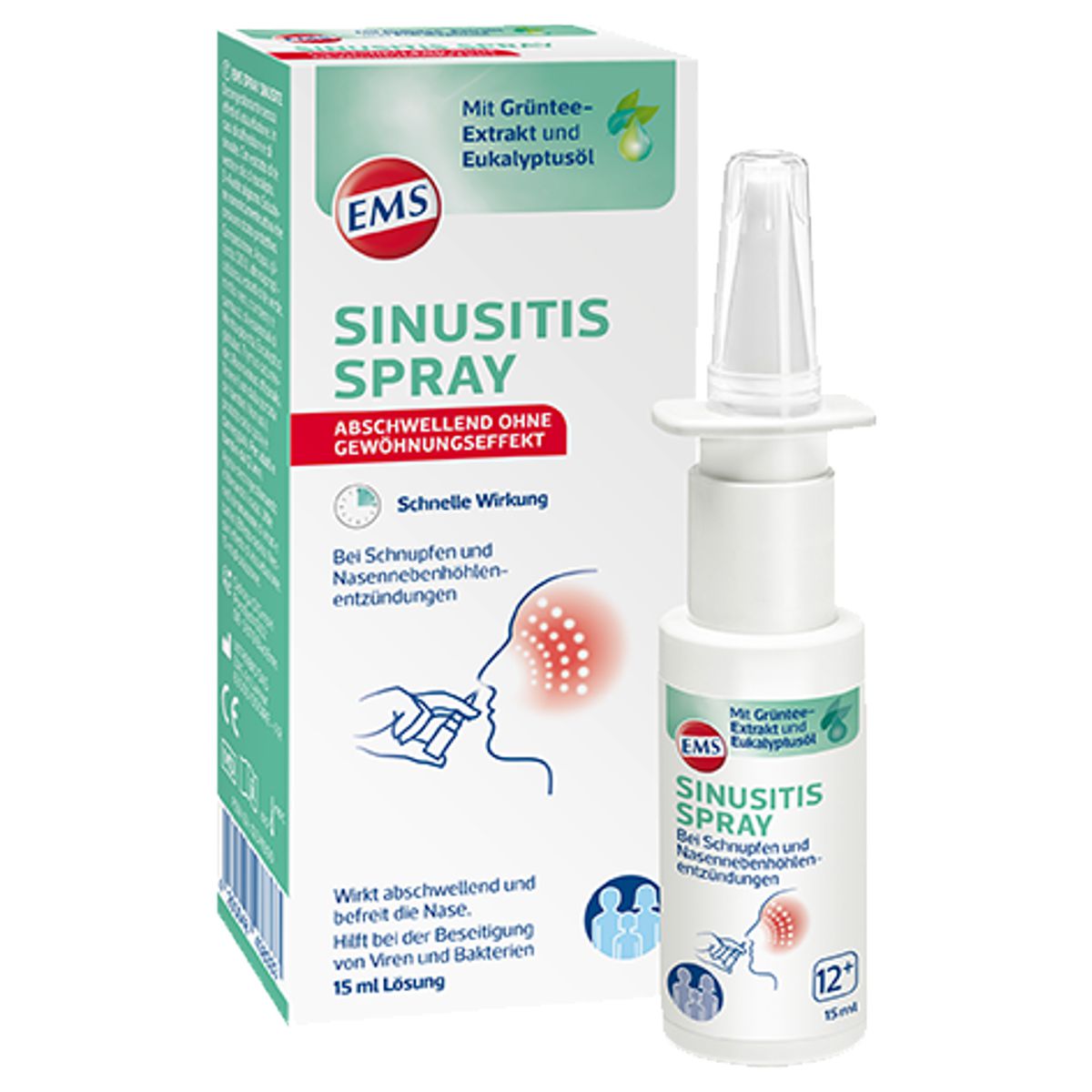 Emser Sinusitis Spray mit Eukalyptusöl 15 ml Emser Sinusitis Spray mit Eukalyptusöl 15 ml