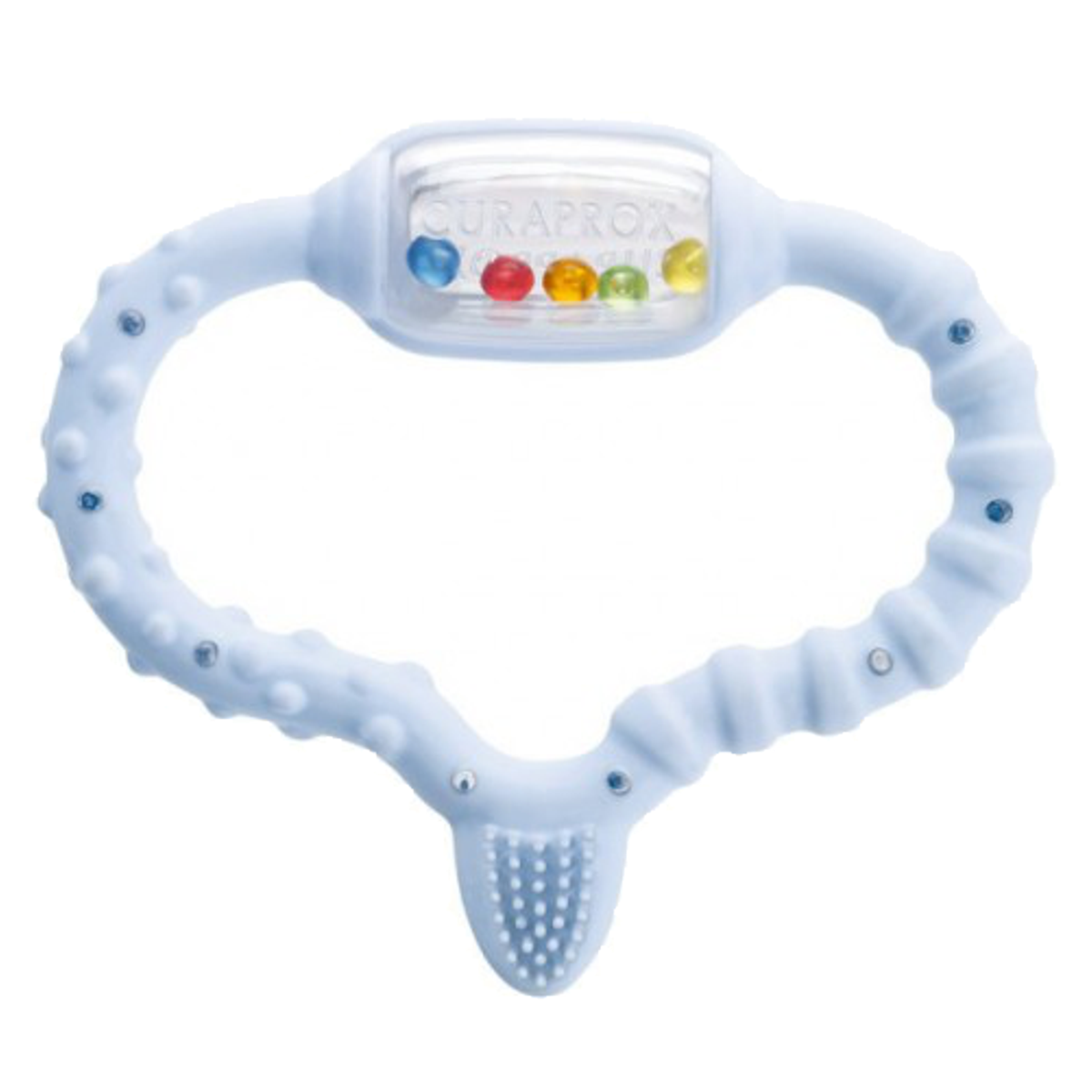 Curaprox Baby Beissring blau 0- 24 Monate