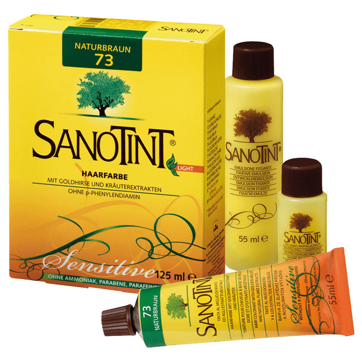Sanotint Sensitive Haarfarbe 73 naturbraun Sanotint Sensitive Haarfarbe 73 naturbraun