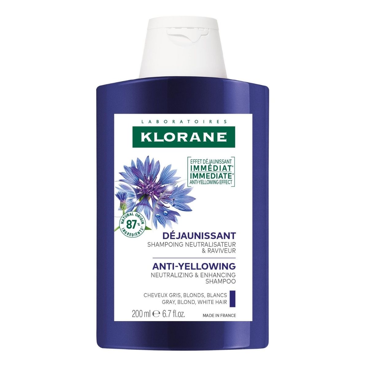 Klorane Kornblumen Bio Shampoo 200 ml