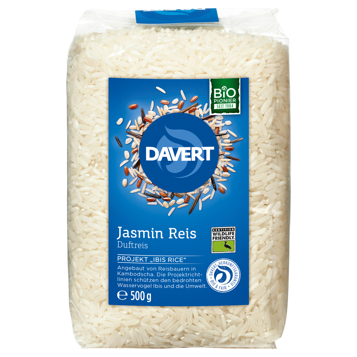 Davert Jasmin Reis weisser Duftreis 500 g