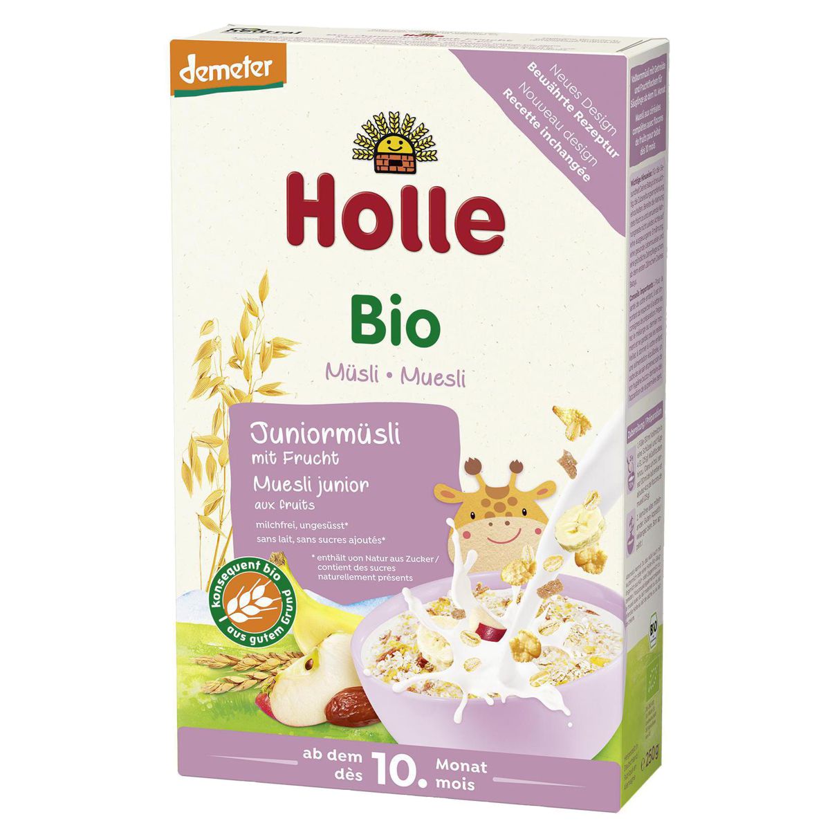 Holle Bio-Juniormüsli Mehrkorn mit Frucht 250 g Holle Bio-Juniormüsli Mehrkorn mit Frucht 250 g