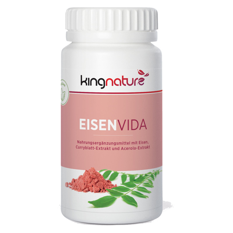 Kingnature Eisen Vida Kaps 21 mg Ds 100 Stk Kingnature Eisen Vida Kaps 21 mg Ds 100 Stk