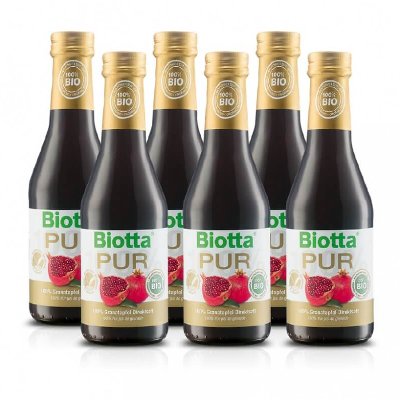 Biotta PUR Granatapfel Bio 6 fl 2.5 dl
