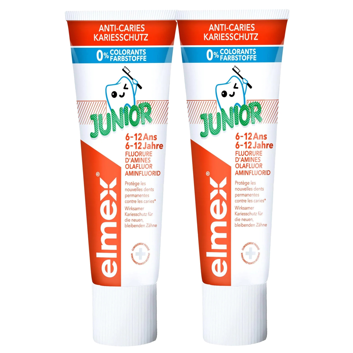 ELMEX JUNIOR Zahnpasta Duo 2 x 75 ml ELMEX JUNIOR Zahnpasta Duo 2 x 75 ml
