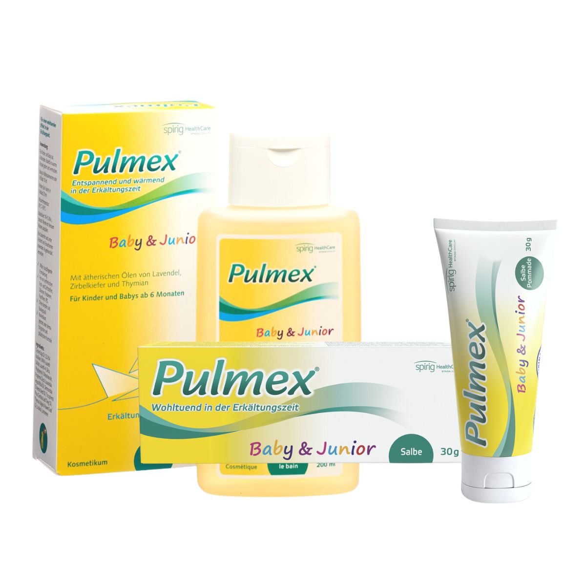 PULMEX Baby & Junior Bad und Salbe Setangebot PULMEX Baby & Junior Bad und Salbe Setangebot