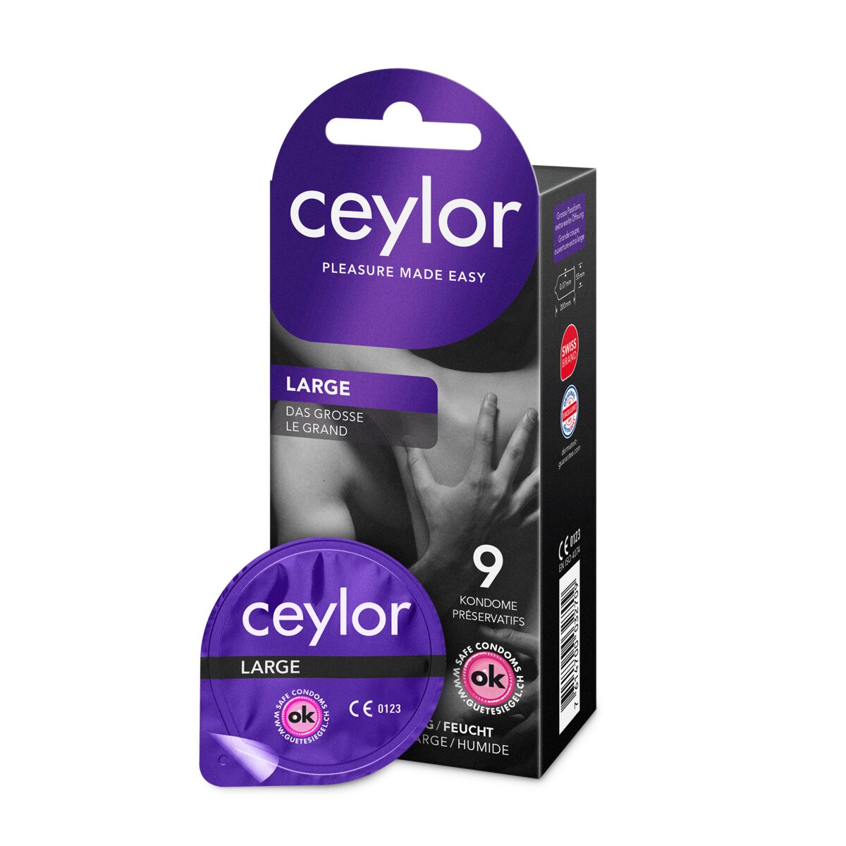 Ceylor Large Präservativ mit Reservoir 9 Stück Ceylor Large Präservativ mit Reservoir 9 Stück