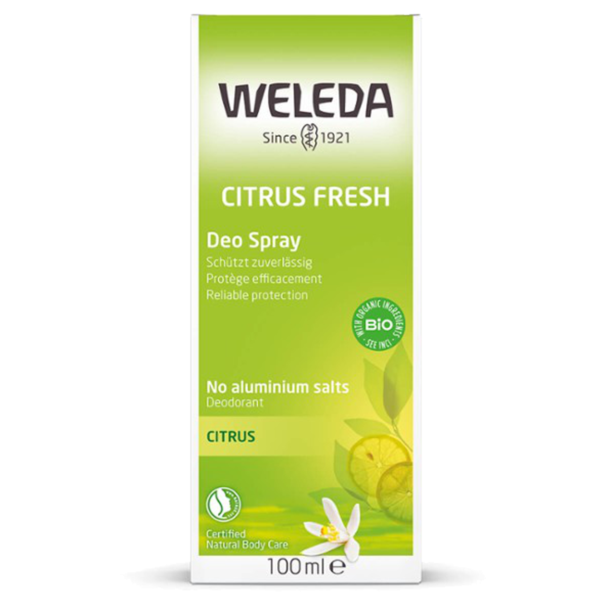 Weleda Citrus Fresh Deo Spray 100 ml Weleda Citrus Fresh Deo Spray 100 ml
