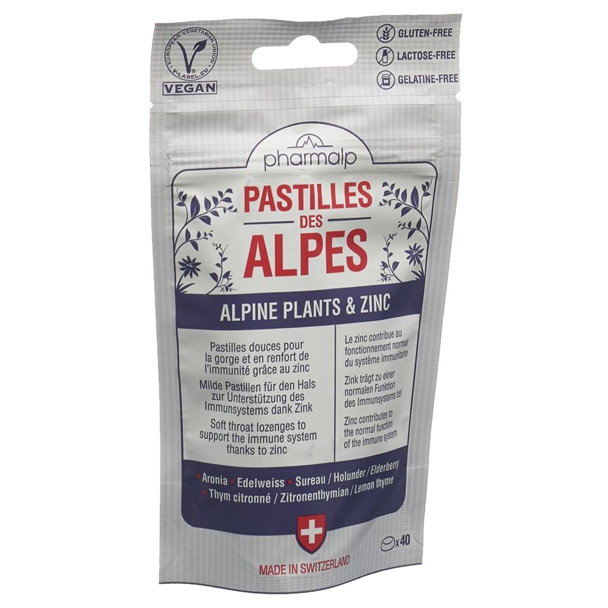 Pharmalp Pastilles des Alpes Nachfüllbeutel 40 Stück Pharmalp Pastilles des Alpes Nachfüllbeutel 40 Stück