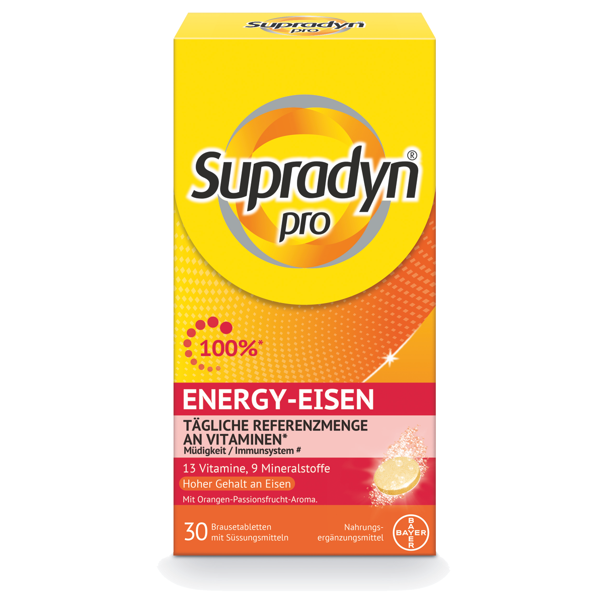 Supradyn Energy Eisen Brausetabletten 30 Stück Supradyn Energy Eisen Brausetabletten 30 Stück