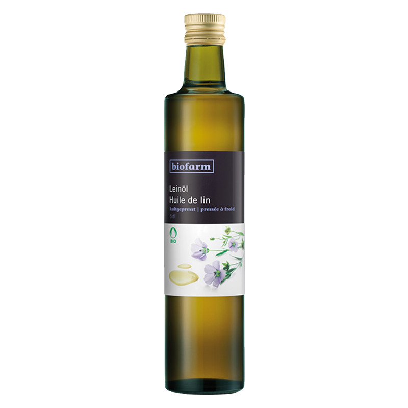 Biofarm Leinöl Knospe Flasche 5 dl Biofarm Leinöl Knospe Flasche 5 dl
