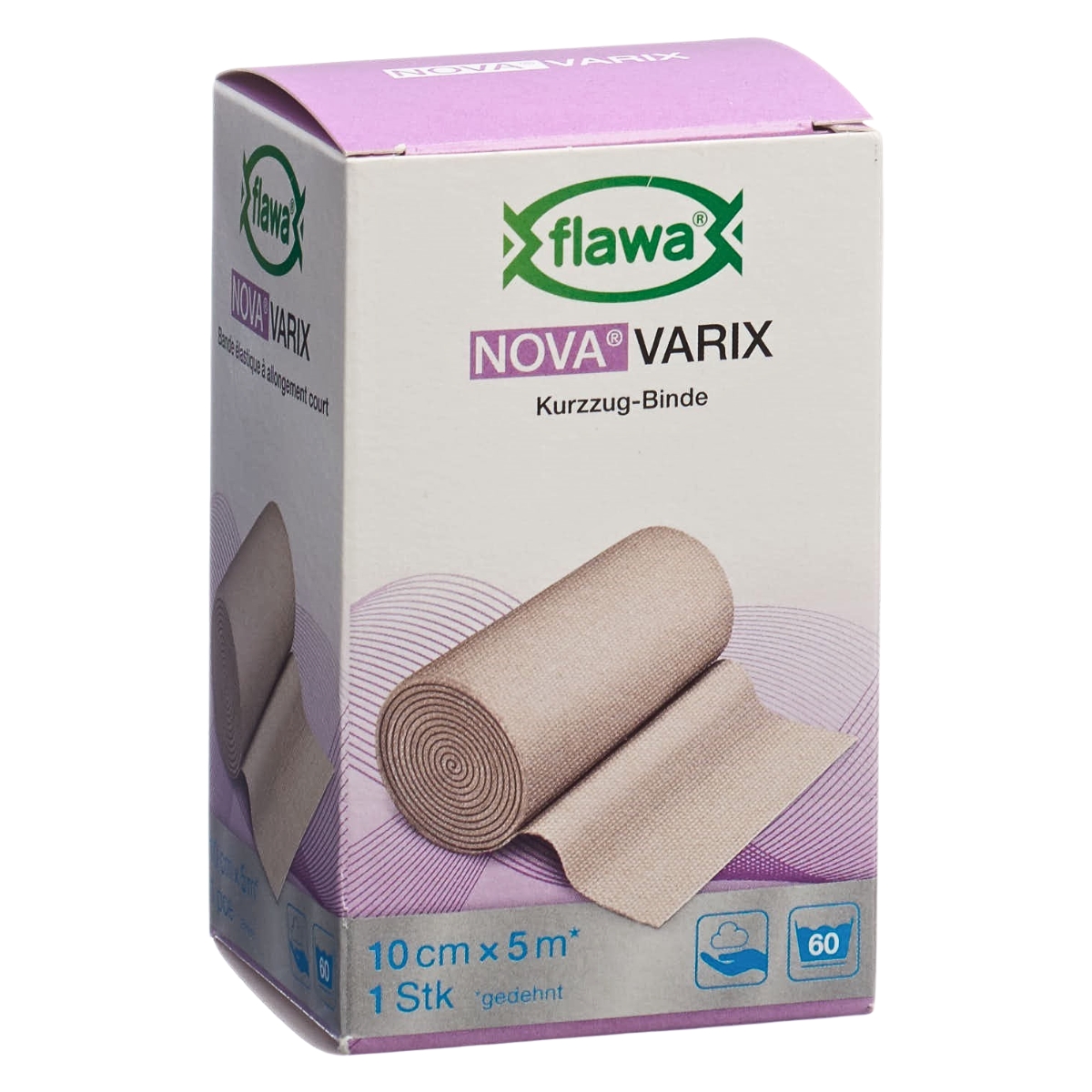 Flawa Nova Varix Kurzzugbinde 10 cm x 5 m