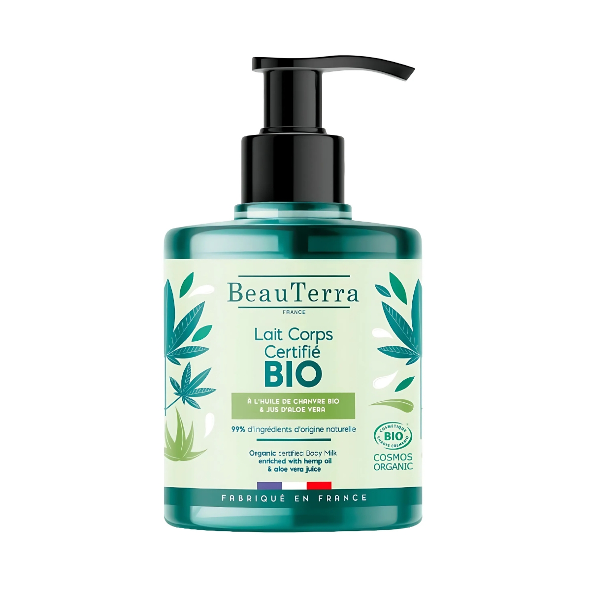 BeauTerra Körpermilch Hanf Aloe Vera Bio 500 ml