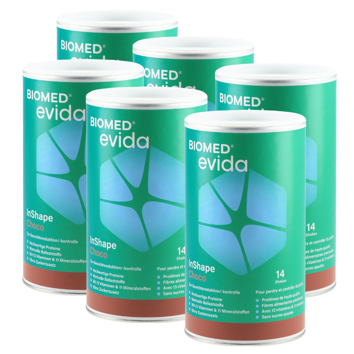 Biomed Evida InShape Pulver Choco 6x 420 g
