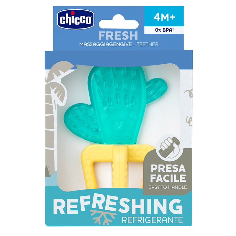 CHICCO Kühlbeissring mit Wasser CACTUS 4m+ CHICCO Kühlbeissring mit Wasser CACTUS 4m+