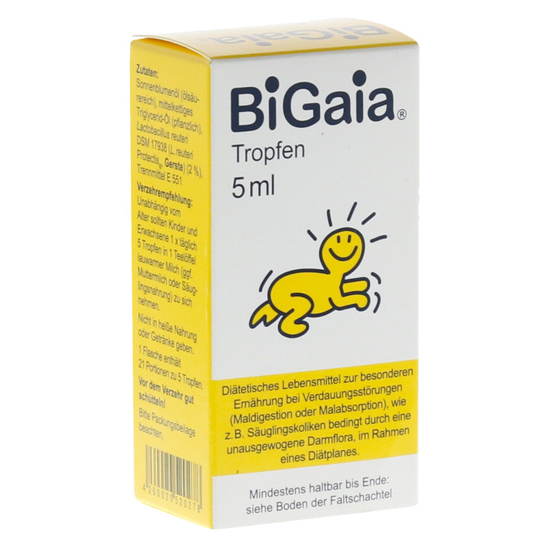 BIGAIA Tropfen mit Lactobacillus reuteri 5 ml BIGAIA Tropfen mit Lactobacillus reuteri 5 ml