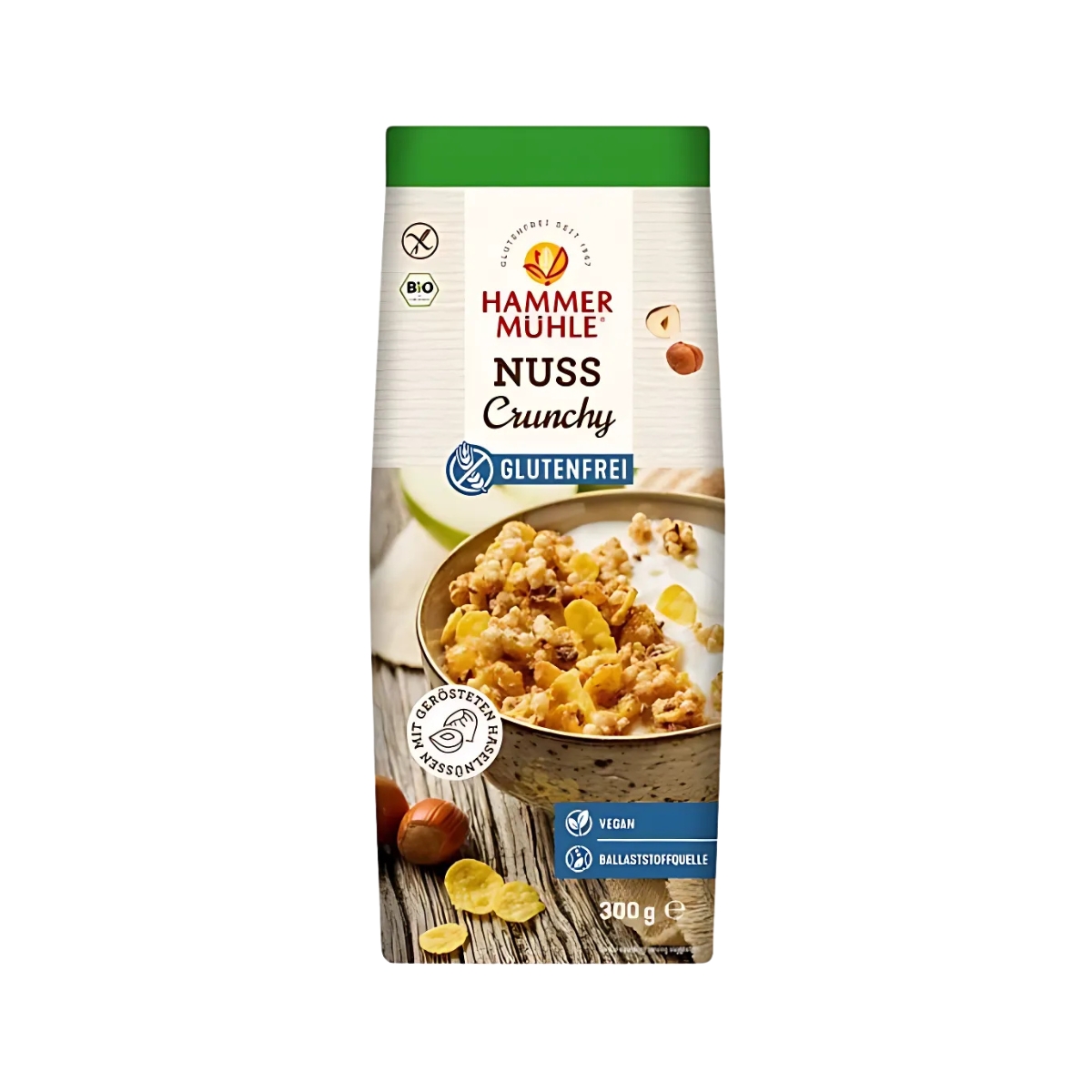 Hammermühle Crunchy Müesli Nuss glutenfrei 300 g Hammermühle Crunchy Müesli Nuss glutenfrei 300 g