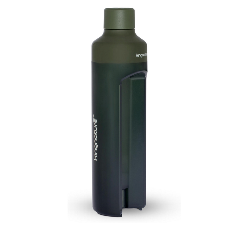 Kingnature Wasserflasche mit Kapseldose 375 ml