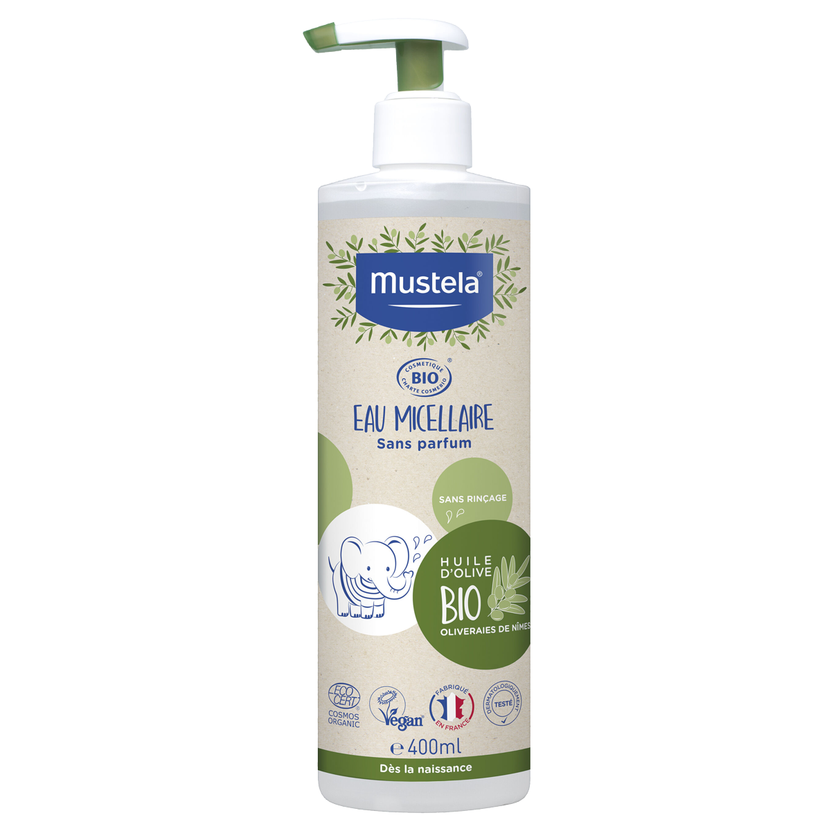 Mustela Mizellenwasser Bio 400ml
