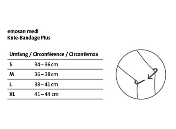 EMOSAN Medi Knie-Bandage Plus EMOSAN Medi Knie-Bandage Plus