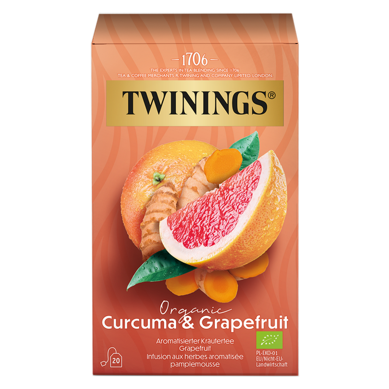 Twinings Kurkuma & Grapefruit Bio 20 Beutel