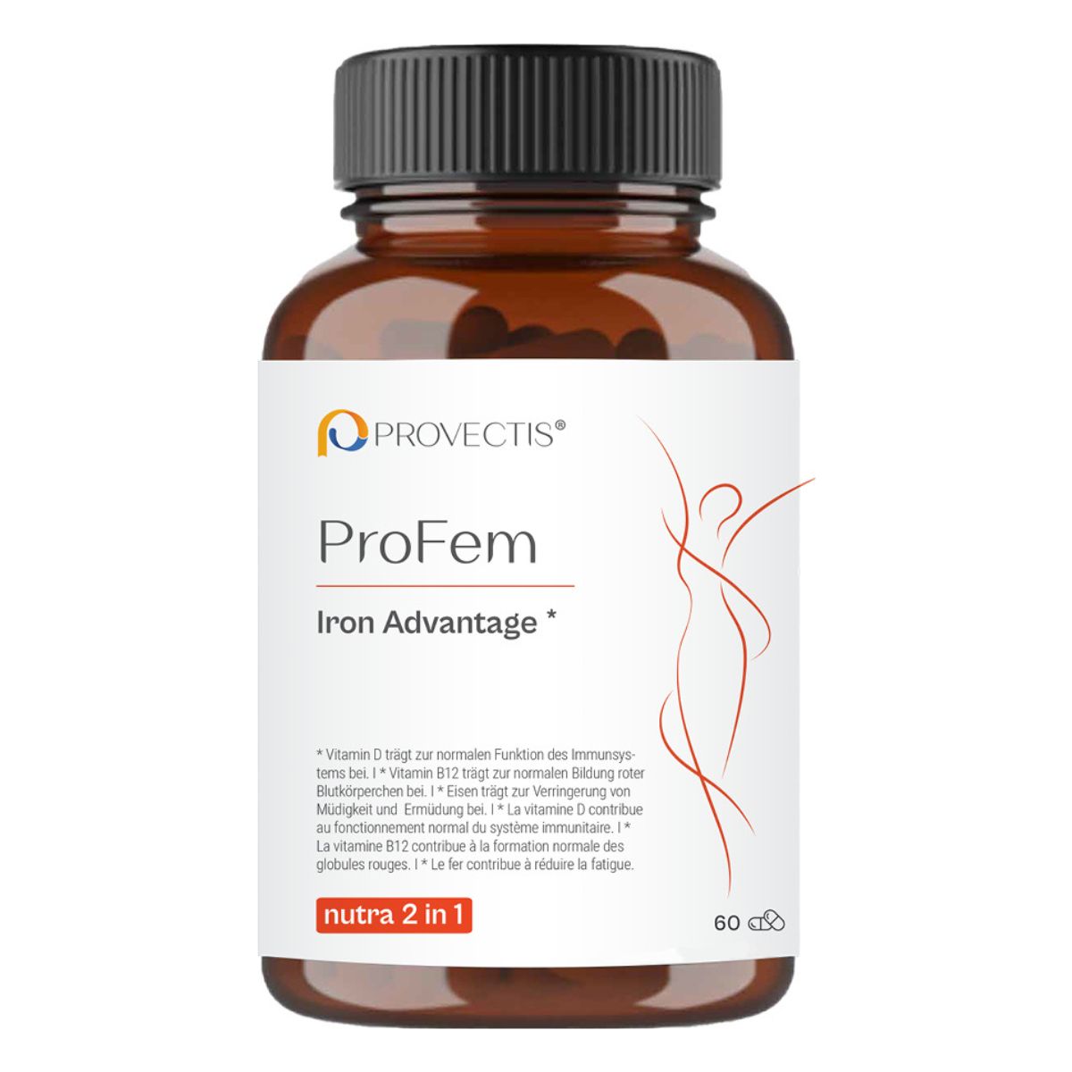 Provectis ProFem Nutra 2 in 1 Kapseln 60 Stück
