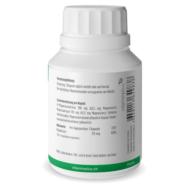 Vitaminplus Magnesium Kapseln 120 Stück Vitaminplus Magnesium Kapseln 120 Stück