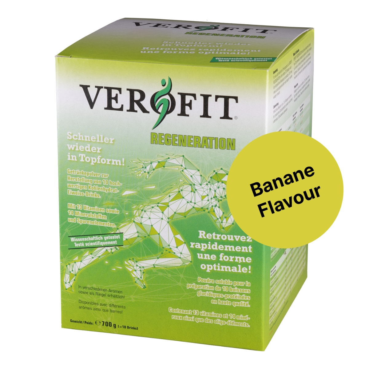 VEROFIT Regeneration Banane 10 Butel à 70 g VEROFIT Regeneration Banane 10 Butel à 70 g