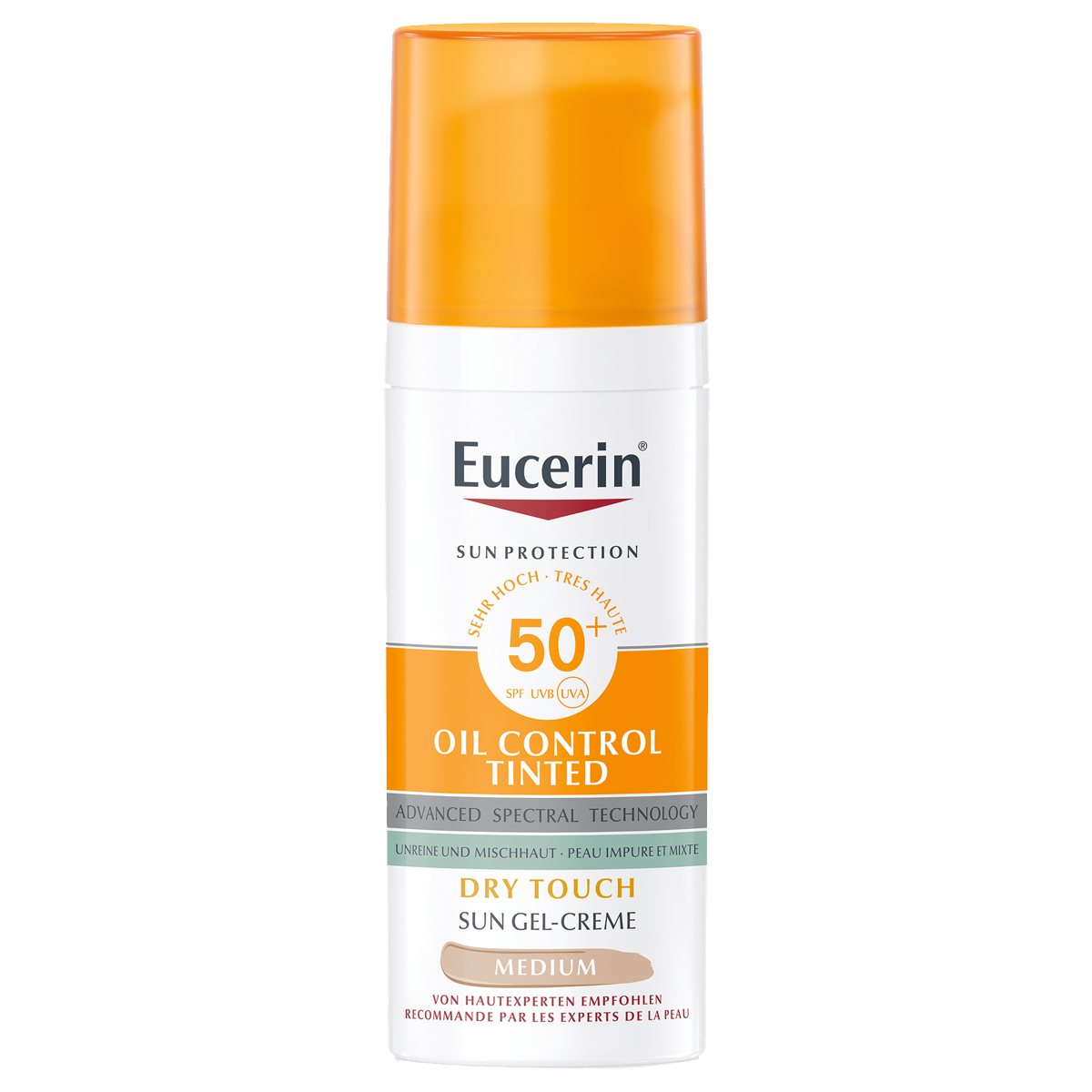 Eucerin Sun Face Oil Control Gel Creme Medium LSF50+ 50 ml