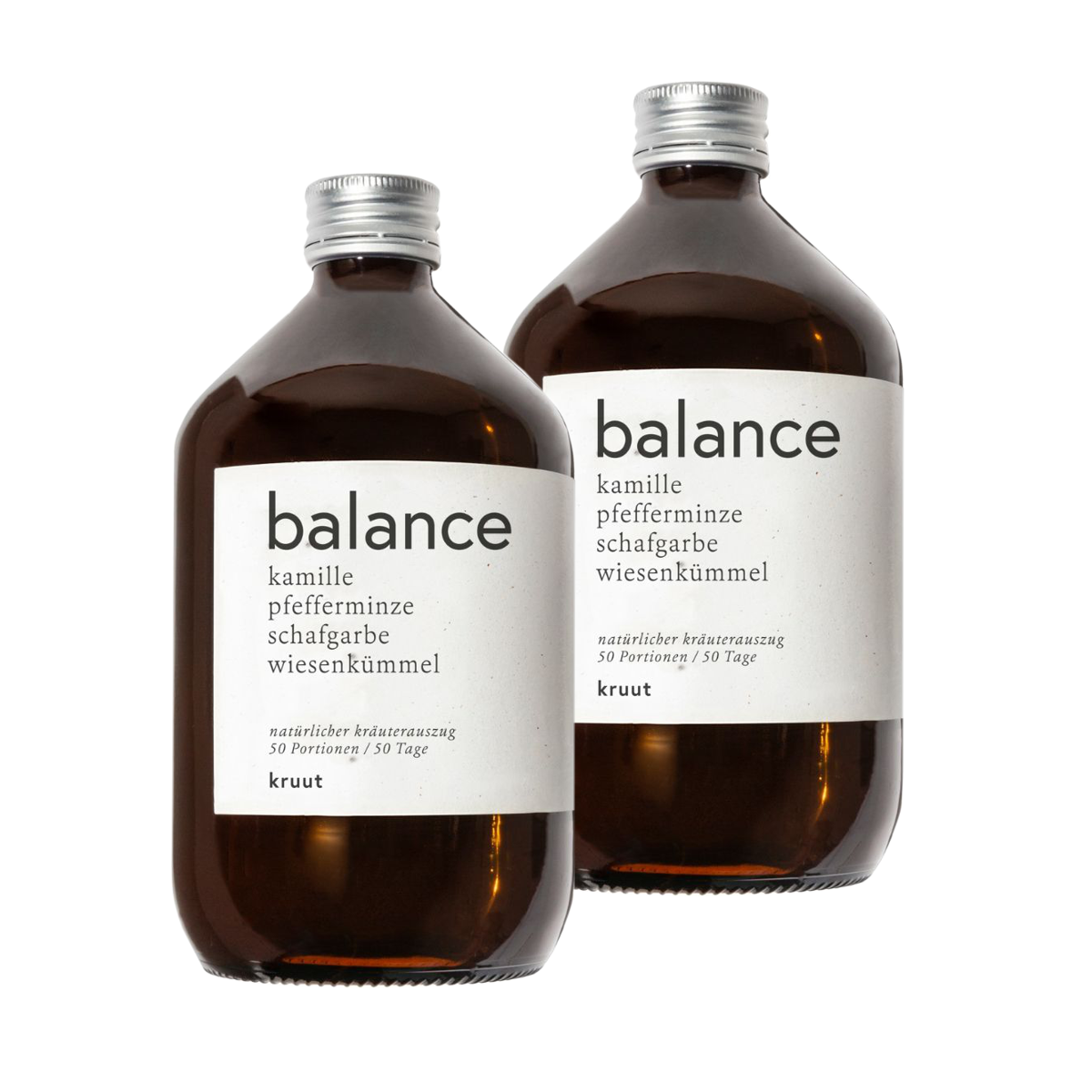 kruut Extrait d'herbes sauvages Balance 2 x 500 ml kruut Extrait d'herbes sauvages Balance 2 x 500 ml