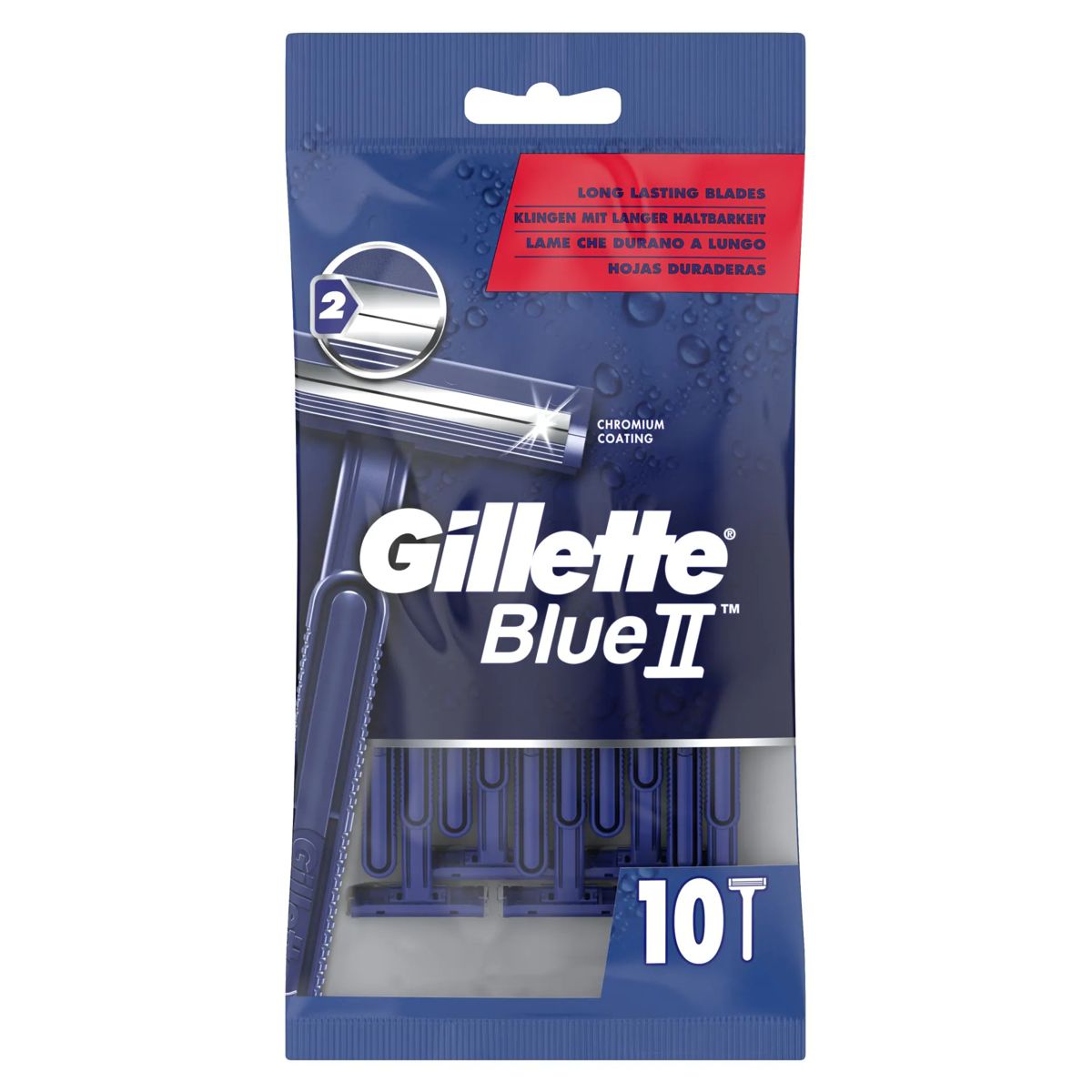 GILLETTE Blue 2 Einwegrasierer 10 Stück GILLETTE Blue 2 Einwegrasierer 10 Stück