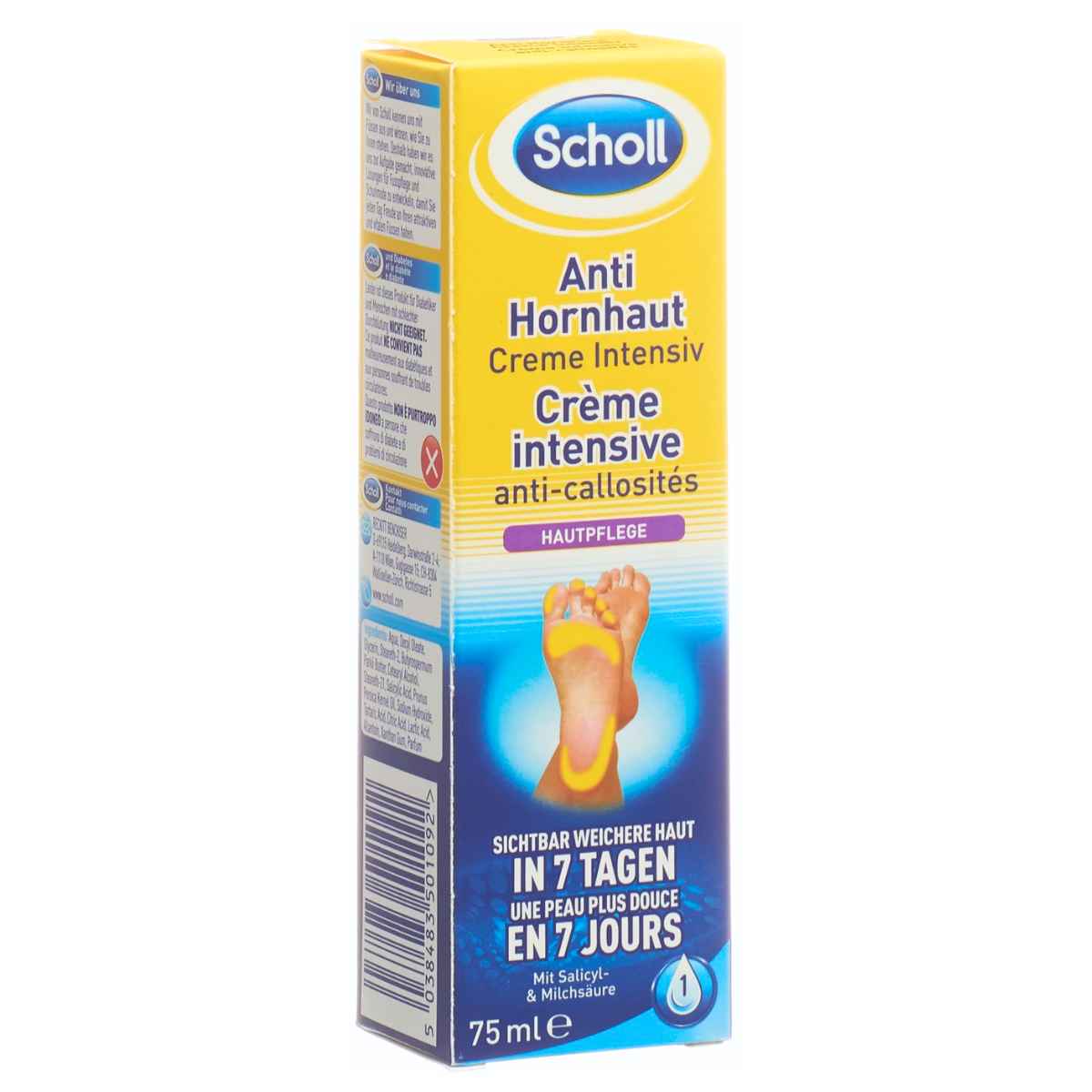 Scholl Crème anti-callosités intense 75 ml