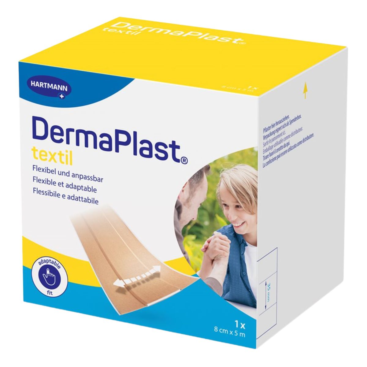Dermaplast Textil pansement rapide 8 cm x 5 m rouleau