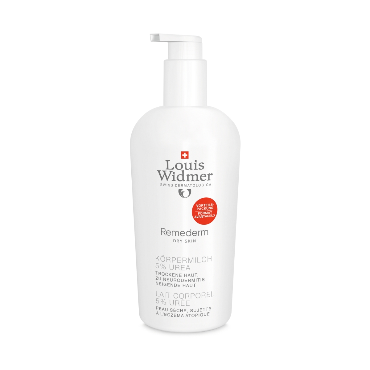 Louis Widmer Remederm Körpermilch 5 % Urea 400 ml Louis Widmer Remederm Körpermilch 5 % Urea 400 ml