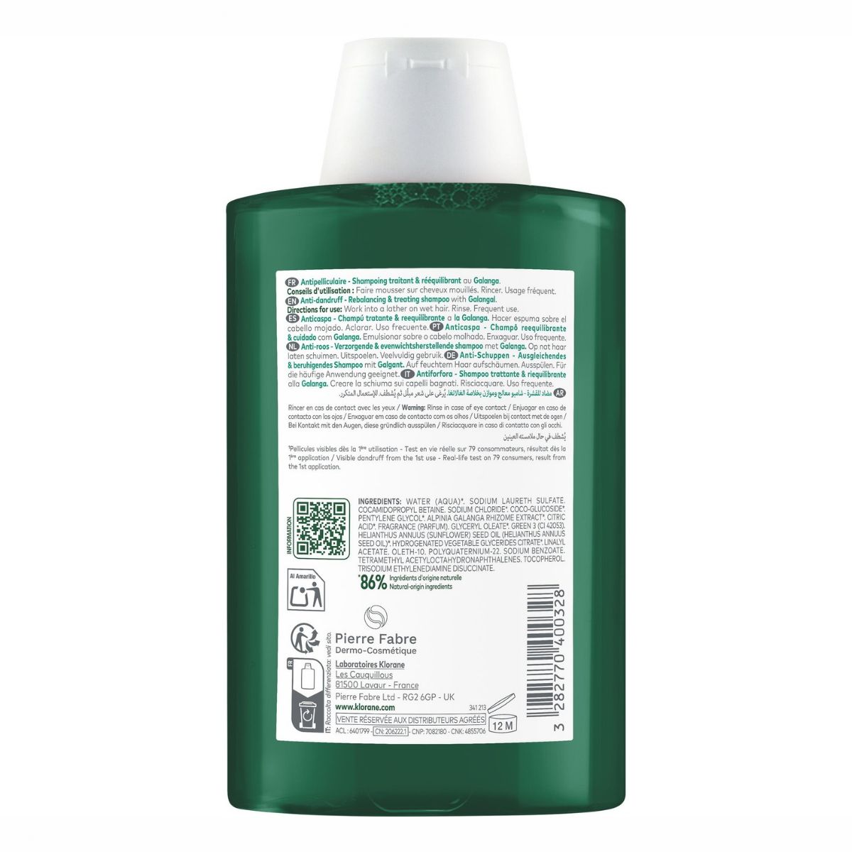 Klorane Galanga Shampoo 200 ml