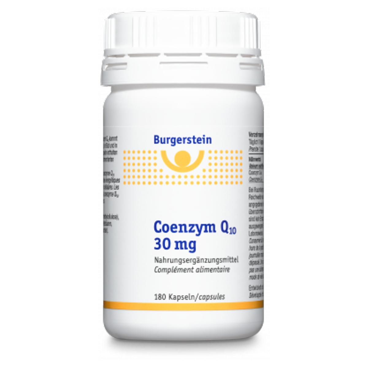 Burgerstein Coenzym Q10 Kapseln 30 mg 180 Stück Burgerstein Coenzym Q10 Kapseln 30 mg 180 Stück