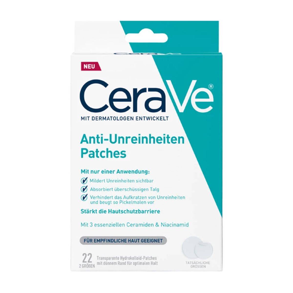 CeraVe patchs anti-imperfections 22 pièces CeraVe patchs anti-imperfections 22 pièces