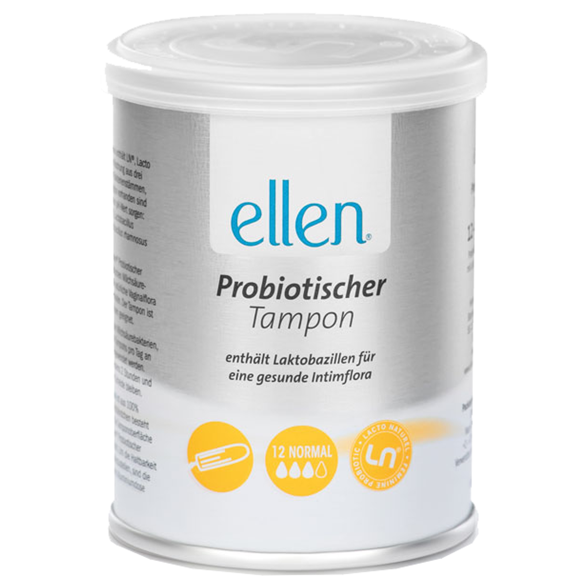 Ellen normal Probiotic Tampon Dose 12 Stück Ellen normal Probiotic Tampon Dose 12 Stück