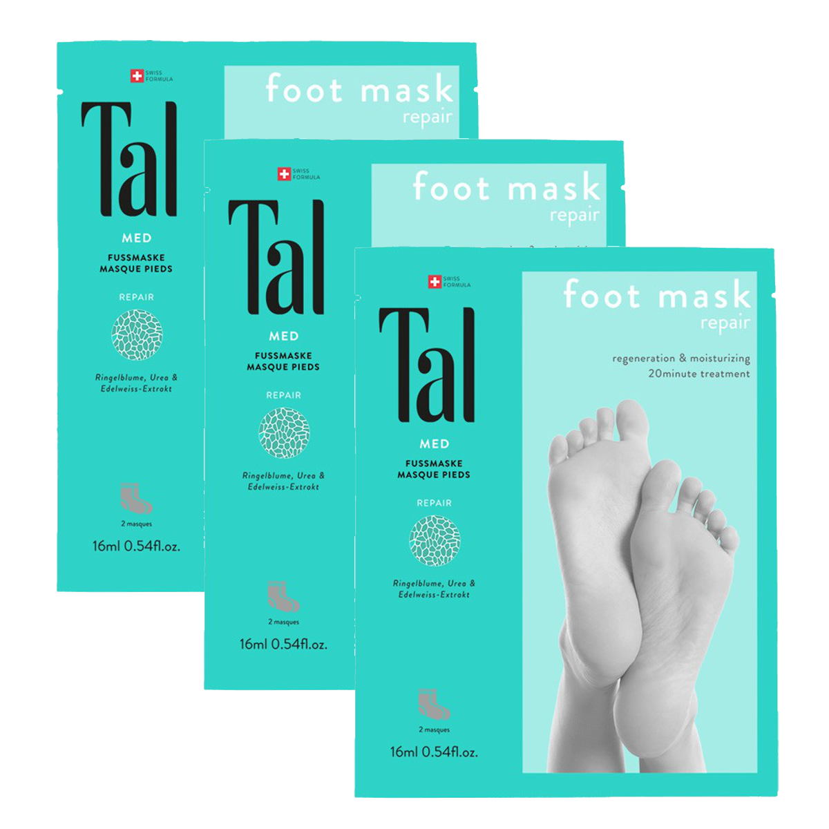 Tal Med Fussmaske repair Beutel Trio Tal Med Fussmaske repair Beutel Trio