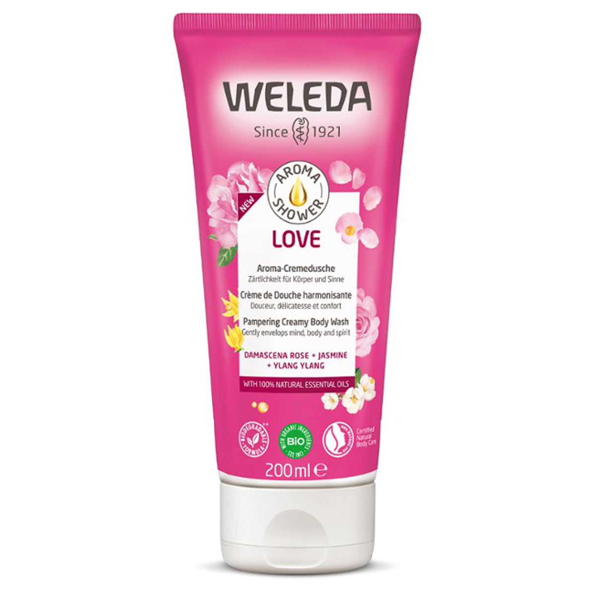 Weleda Aroma Shower Love Tube 200 ml Weleda Aroma Shower Love Tube 200 ml
