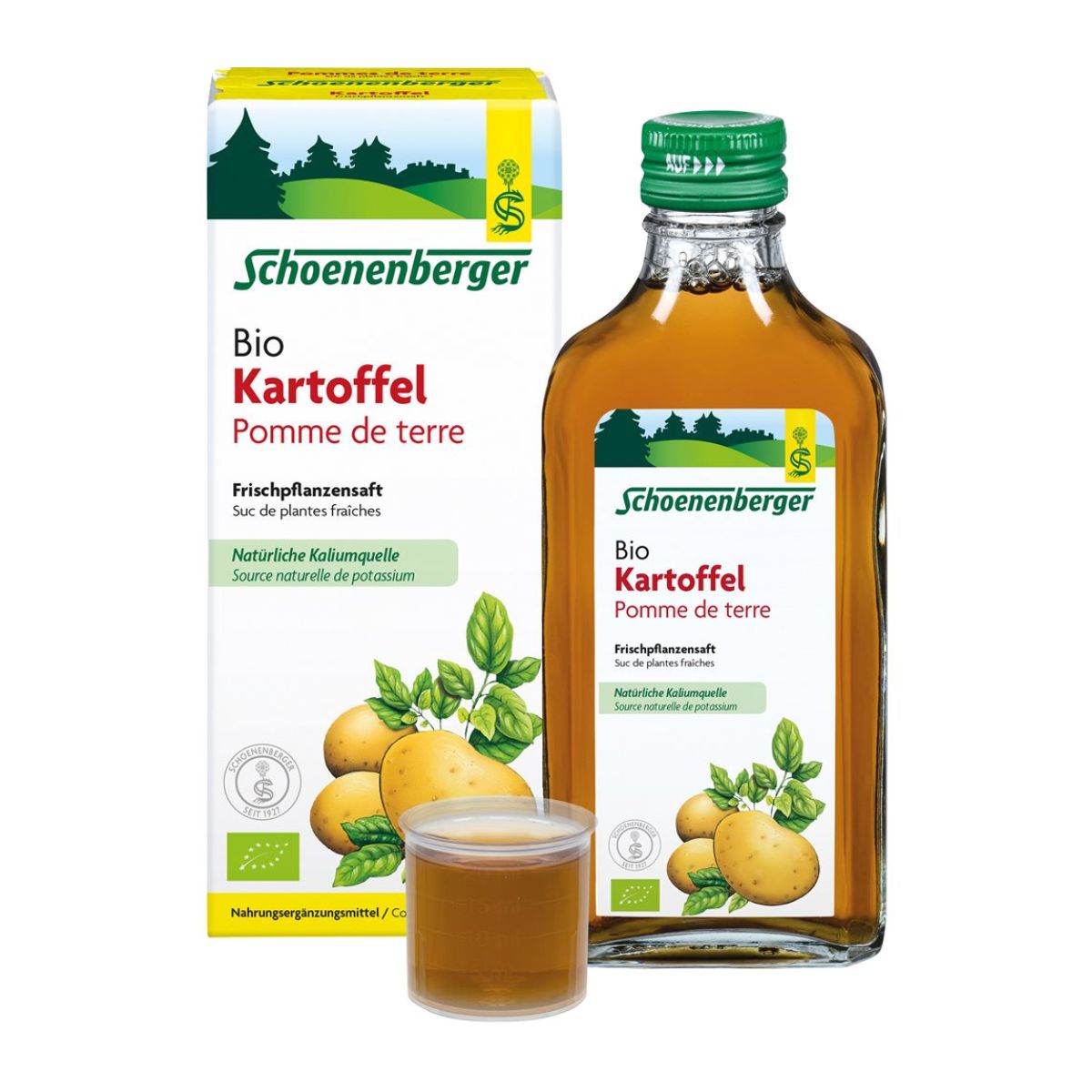 Schoenenberger Kartoffel Frischpflanzensaft Bio 200 ml Schoenenberger Kartoffel Frischpflanzensaft Bio 200 ml