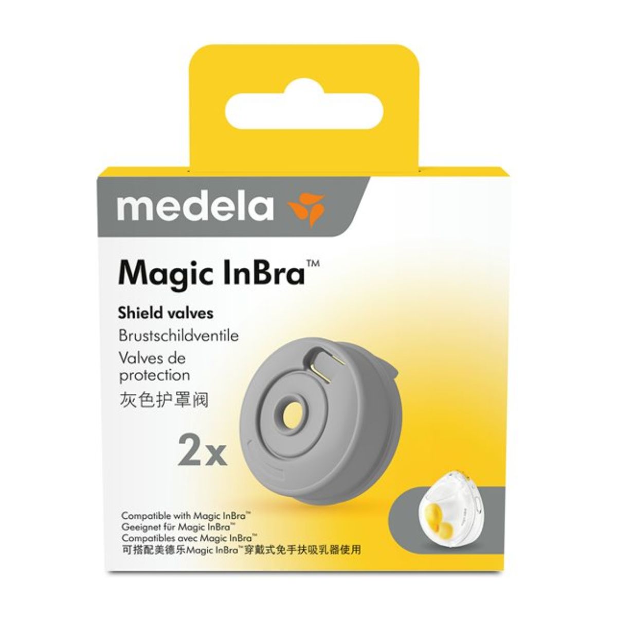 Medela Magic InBra Brusthaubenventile 2 Stück