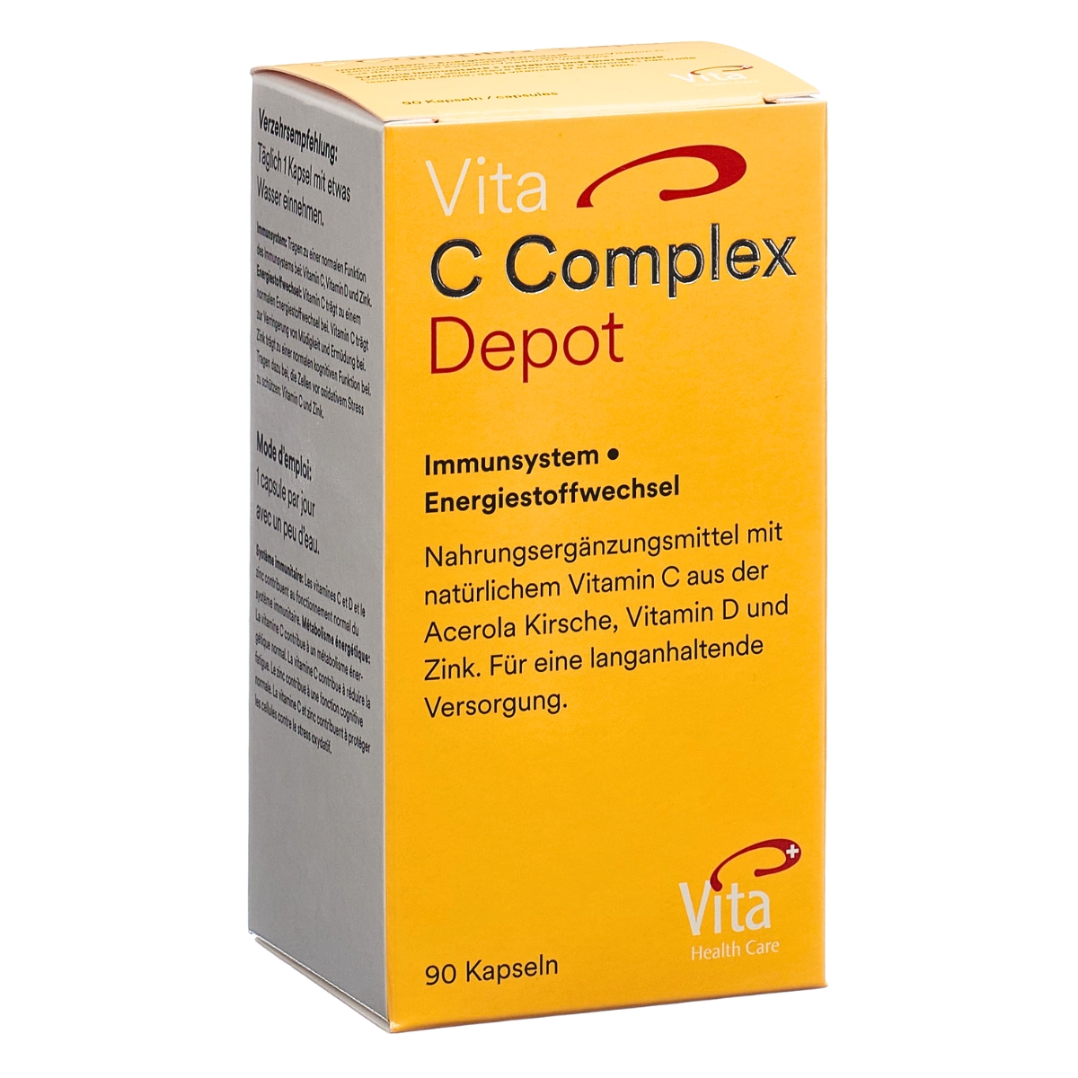 Vita C Complex Depot Kapseln 90 Stück Vita C Complex Depot Kapseln 90 Stück