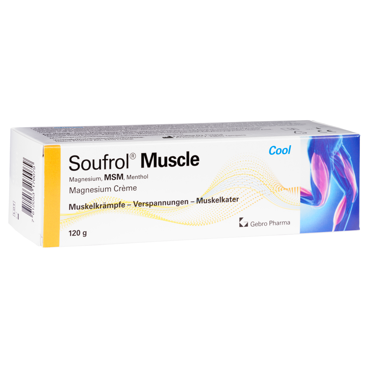 Soufrol Muscle Magnesium Creme Cool Tube 120 g Soufrol Muscle Magnesium Creme Cool Tube 120 g