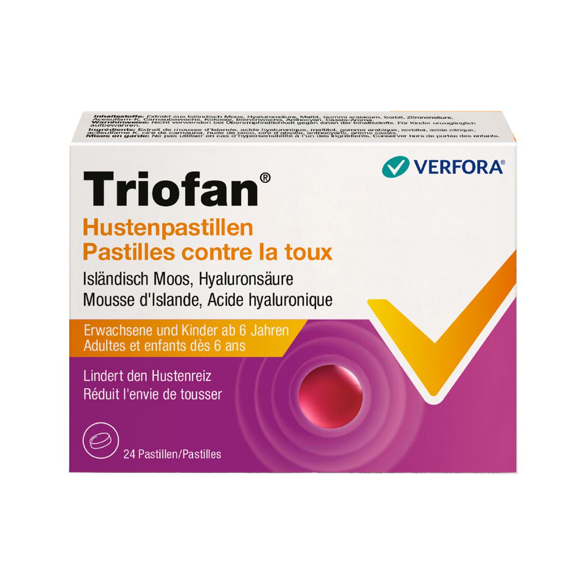 TRIOFAN Hustenpastillen 24 Stück TRIOFAN Hustenpastillen 24 Stück