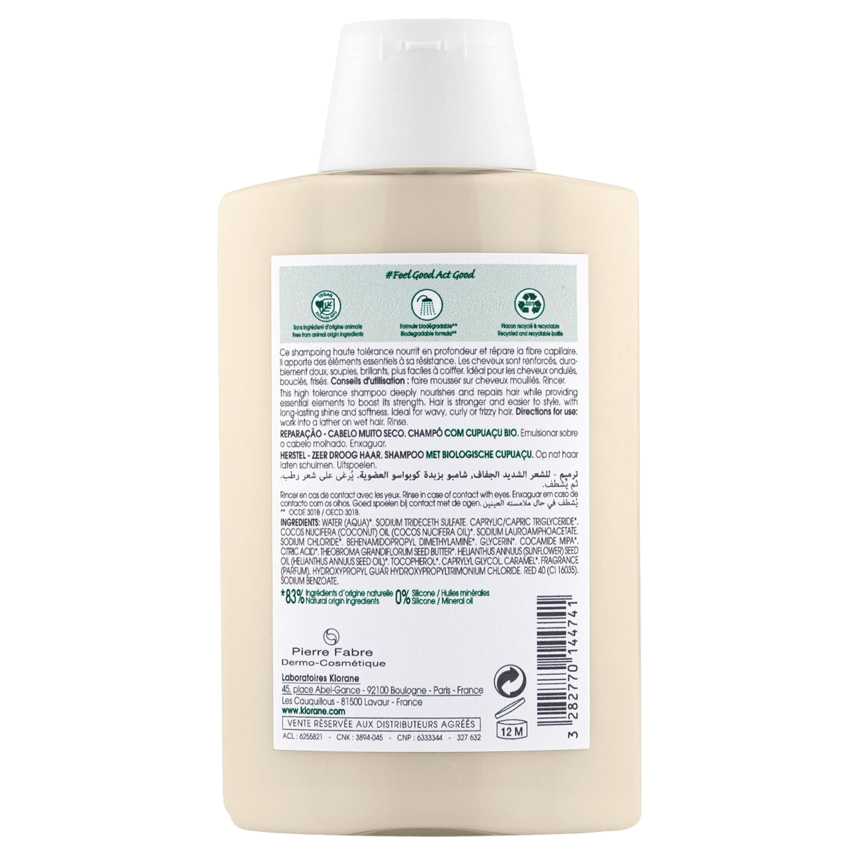 Klorane Cupuaçu Shampoo Bio 200 ml