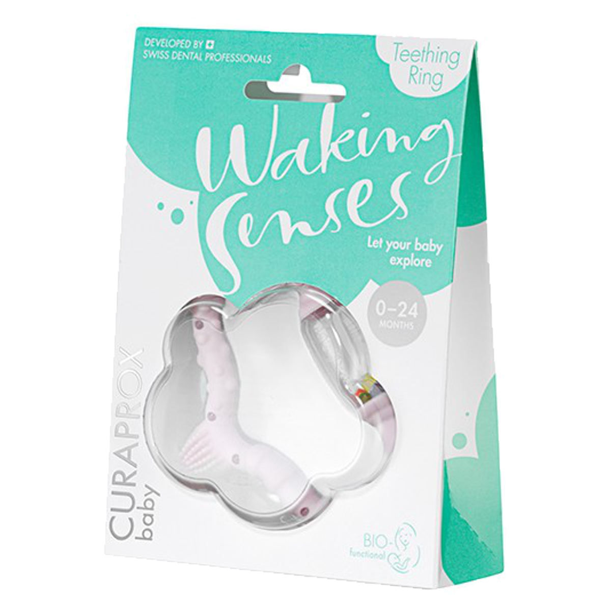 Curaprox Baby Beissring rosa 0- 24 Monate