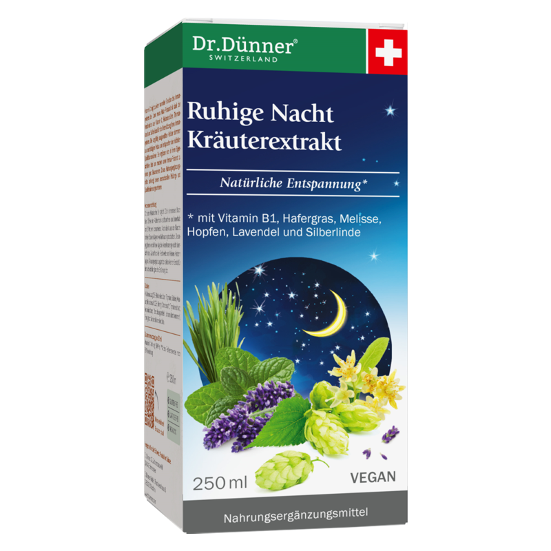 Dr Dünner Ruhige Nacht Kräuterelexier 250 ml
